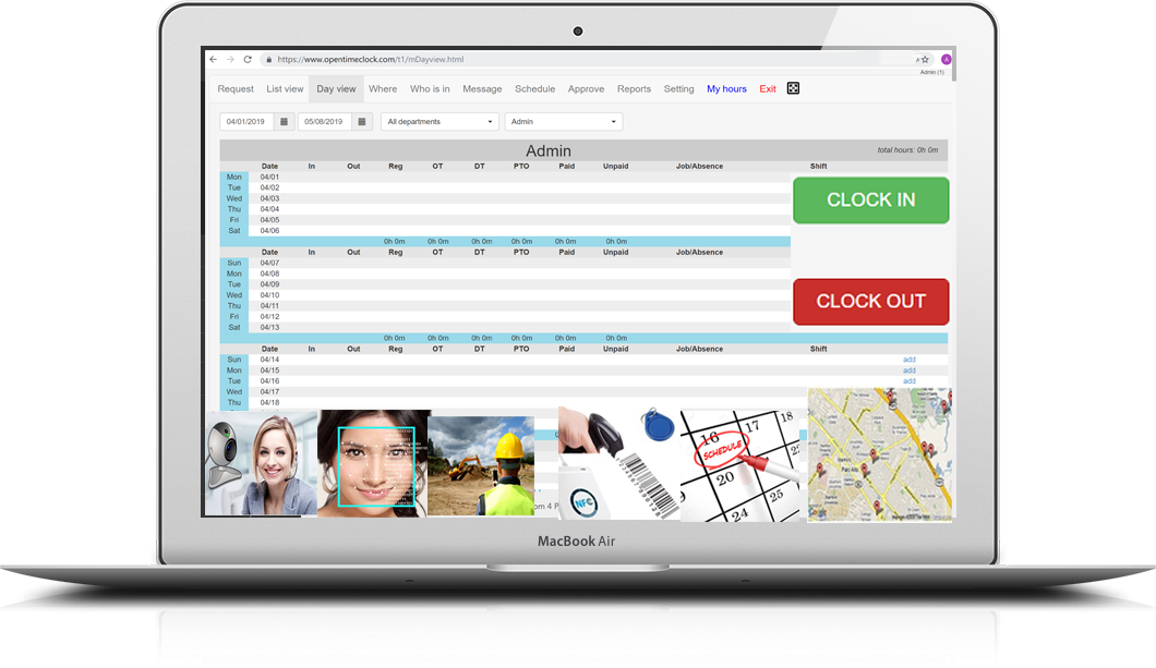 Free Time Clock Software & Employee Work Tracking App Time Clock Free