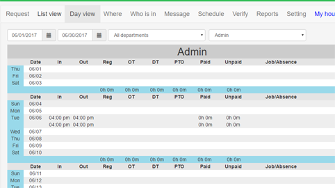TimeClockFree.com - Web based Free online time clock system service ...