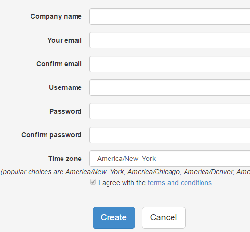 home web based free online time clock system service open time